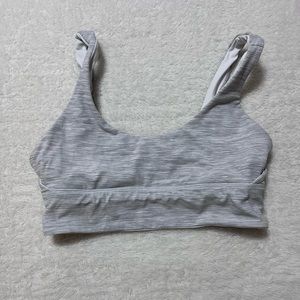 Align Bra size 10 White/ We are Space Nimbus